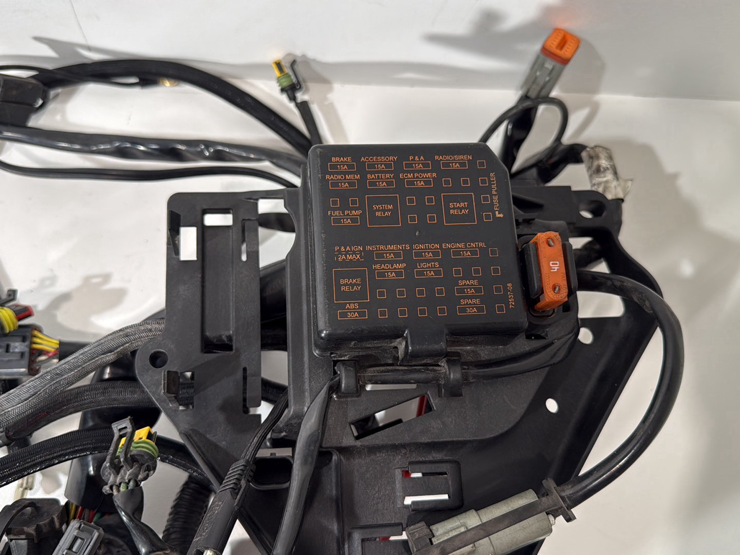 2007 - 2012 Harley-Davidson Touring Electra Glide Ultra Main Wire Wiring Harness Loom NON-abs 71000-08