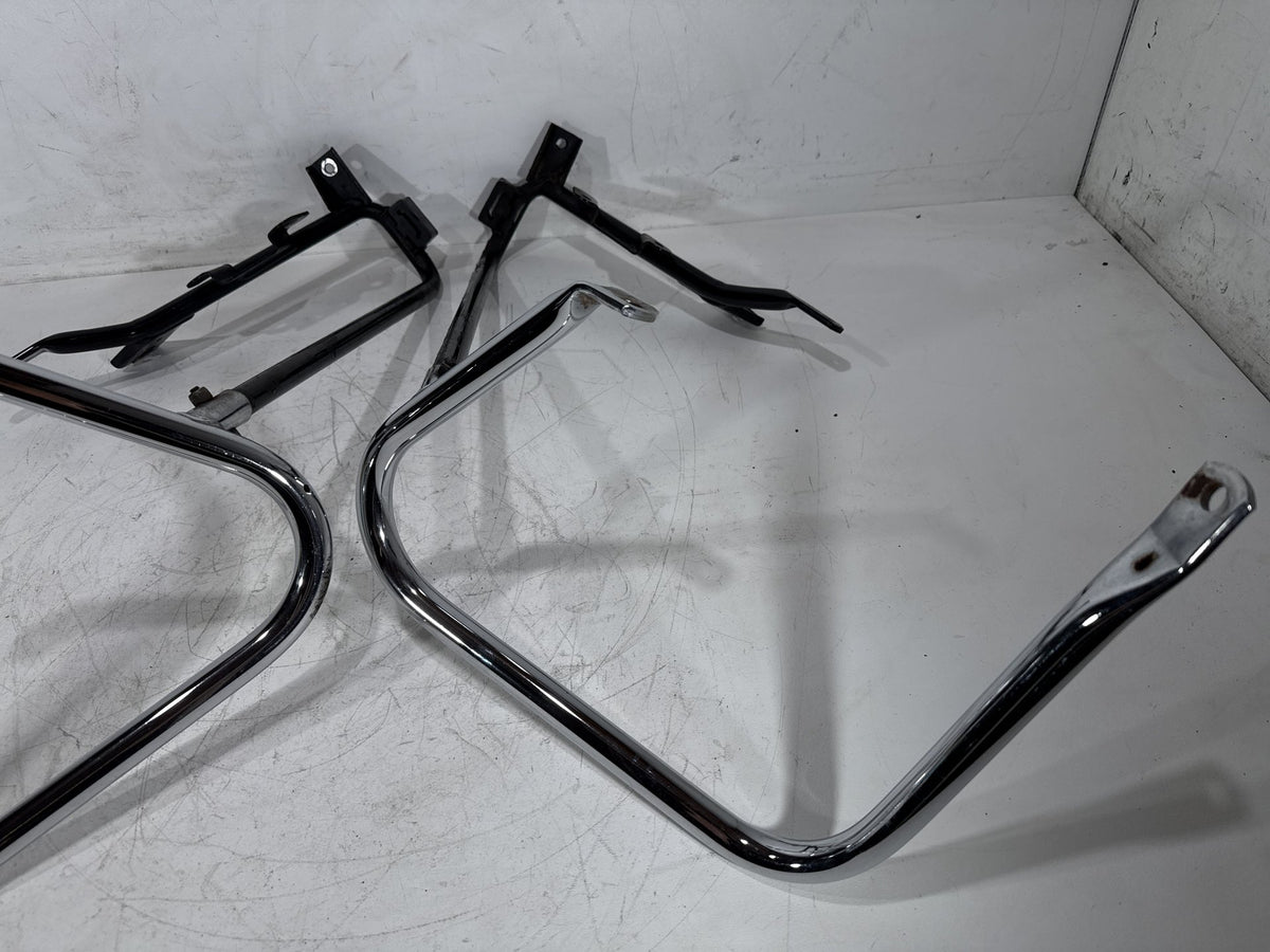 2012 Harley Electra Touring Ultra OEM Rear Left Right Saddlebag Guard Rails Bar