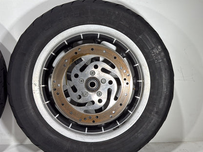 2000 Harley Touring FLHTCUI Electra Glide Ultra Front &amp; Rear Wheel Rim Tire 16"