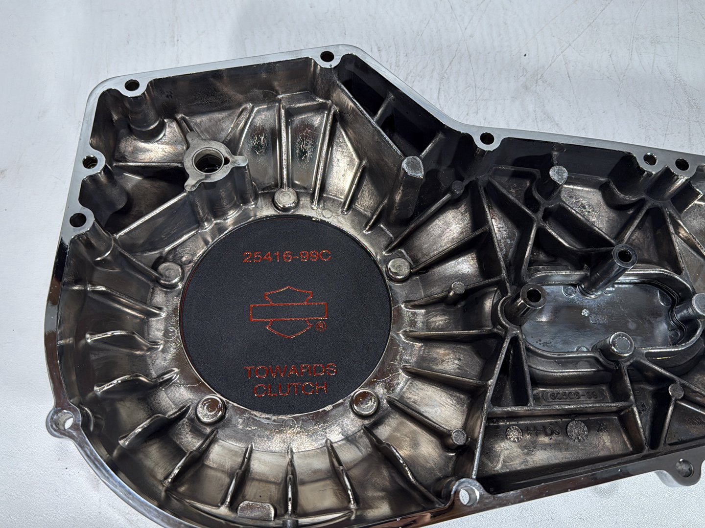 2000 Harley Dyna FXDWG Wide Glide OEM Outer Primary Clutch Cover