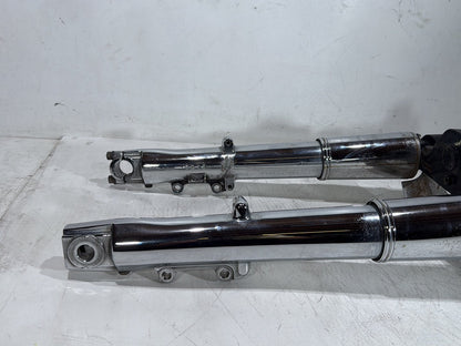 2006 Harley Touring FLHTCI Electra Glide Classic OEM Front Triple Tree Set & LH RH Fork Legs Sliders
