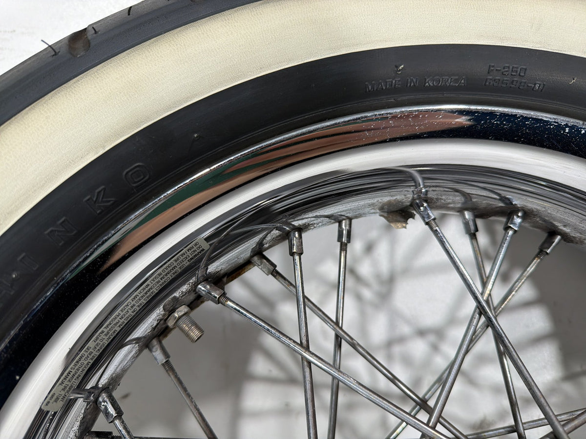 2004 Harley Electra Glide CVO Screamin OEM Front Rear Wheel Rim Tire Spoked 16"