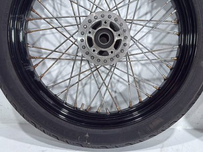 2009 Harley Dyna Street Bob FXDB OEM Front Rear Wheel Rim Tire Spoked 17" 19"