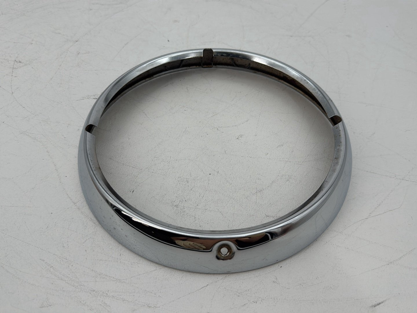 2008 Harley Touring FLHT Electra Glide OEM Headlight Mount Bracket Ring Circle Trim