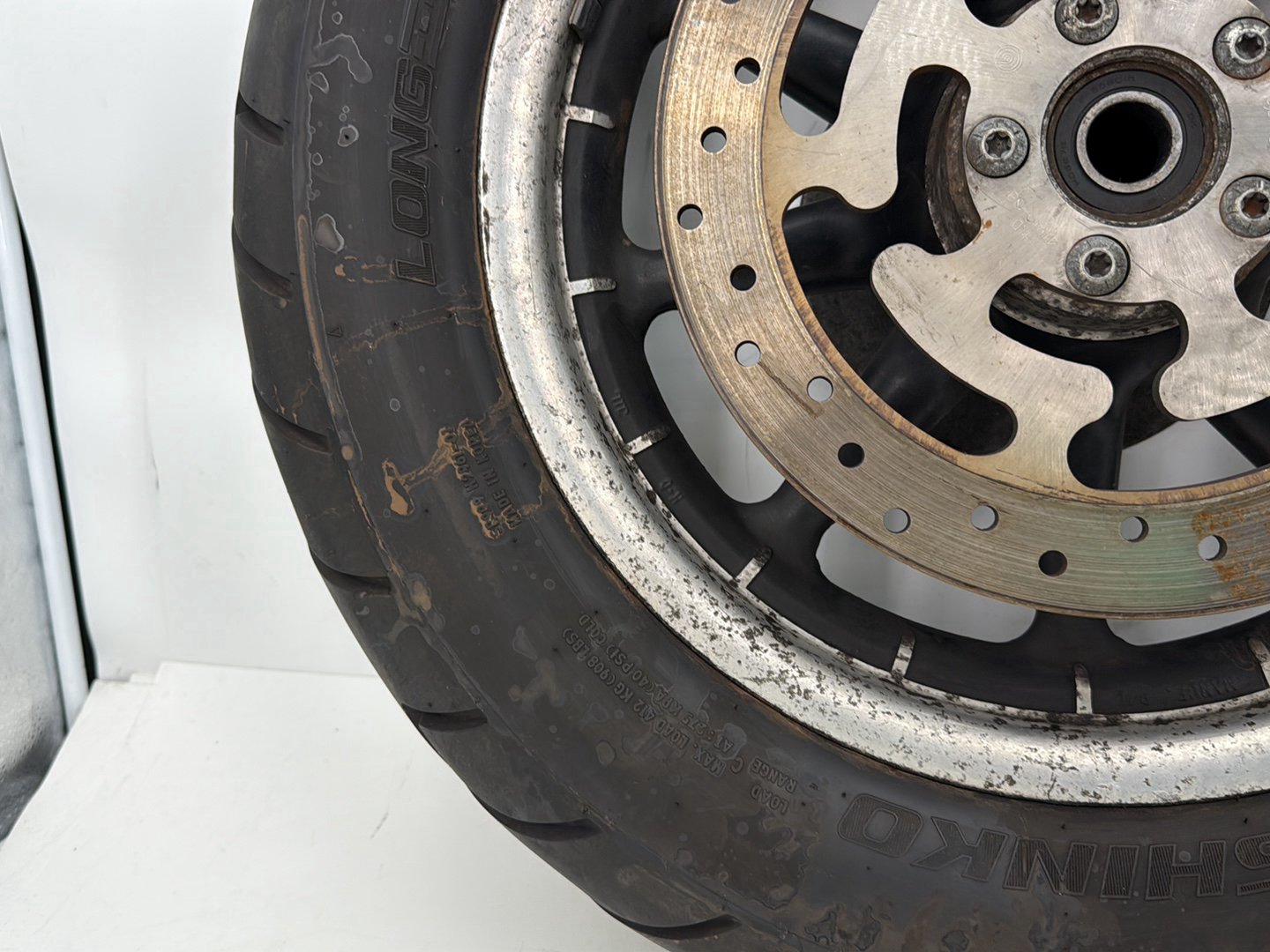 2008 Harley Electra Glide Touring Ultra FLHTCUI OEM Rear Wheel Rim Tire