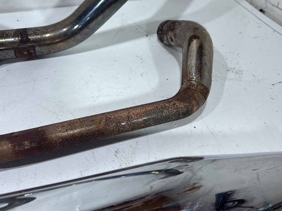 2009 Harley Road King Touring Police OEM Exhaust Header Pipes Muffler