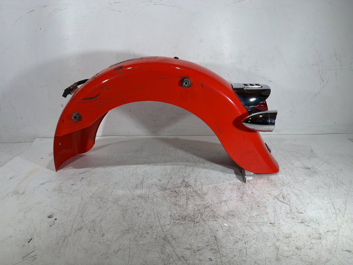 2004 Harley Electra Glide CVO Screamin OEM Rear Wheel Fender & Turn Signals Bar