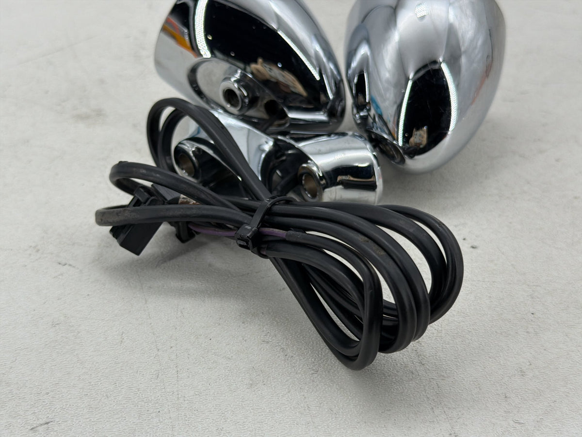 2016 Harley Dyna Fat Bob FXDF 103 OEM Rear Left & Right Turn Signals