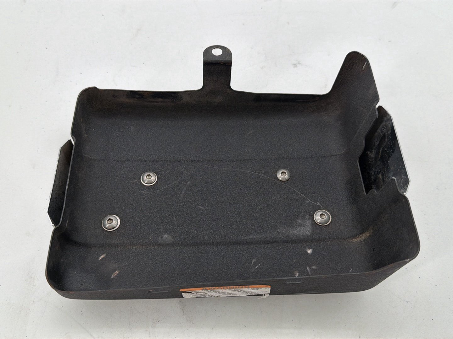 2008 Harley Dyna Fat Bob FXDF OEM Lower Battery Tray Stay Box Cover Panel