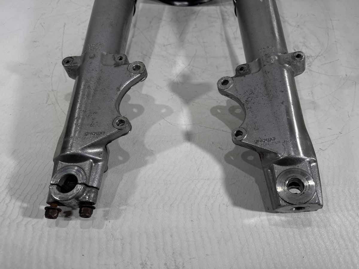 93 Harley Electra Touring Sport Front Triple Tree Set & LH RH Fork Legs Sliders