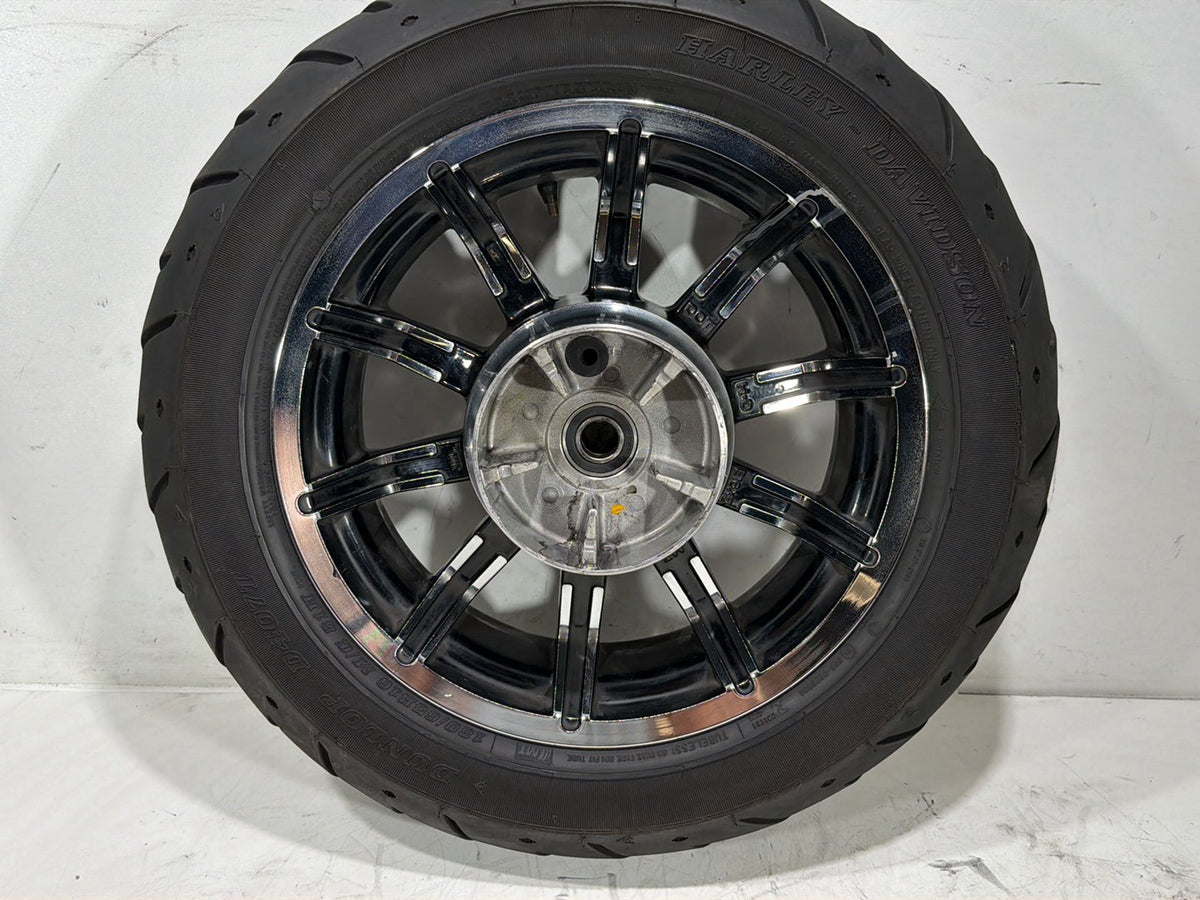 2014 Harley Electra Glide Touring Ultra OEM Rear Wheel Rim Tire 180/65B16 16"