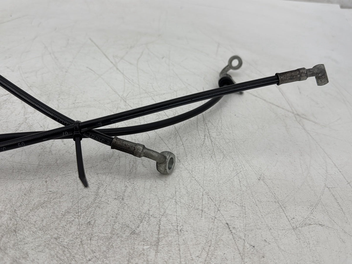 2010 Harley Dyna Fat Bob FXDF OEM Front Brake Hose Line Pipe