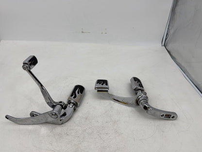 1999 - 2006 Harley-Davidson Dyna Super Glide Left Right Foot Brake Control Pegs 50649-90