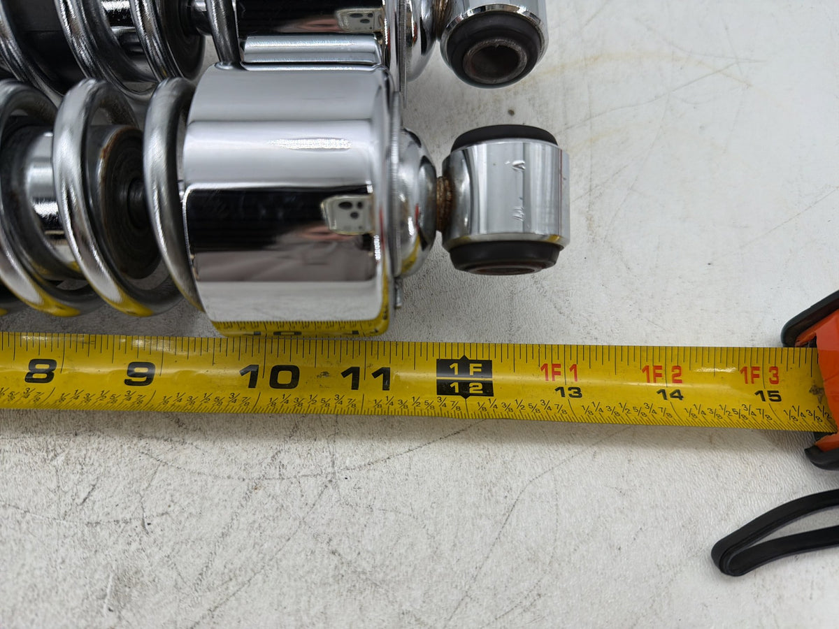 00 Harley Sportster 1200 Custom XL1200C Rear Left Right Shock Absorbers Low 12"