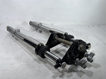 2005 Harley Electra Glide Touring Ultra FLHTCUI OEM Front Triple Tree Set & LH RH Fork Legs Sliders