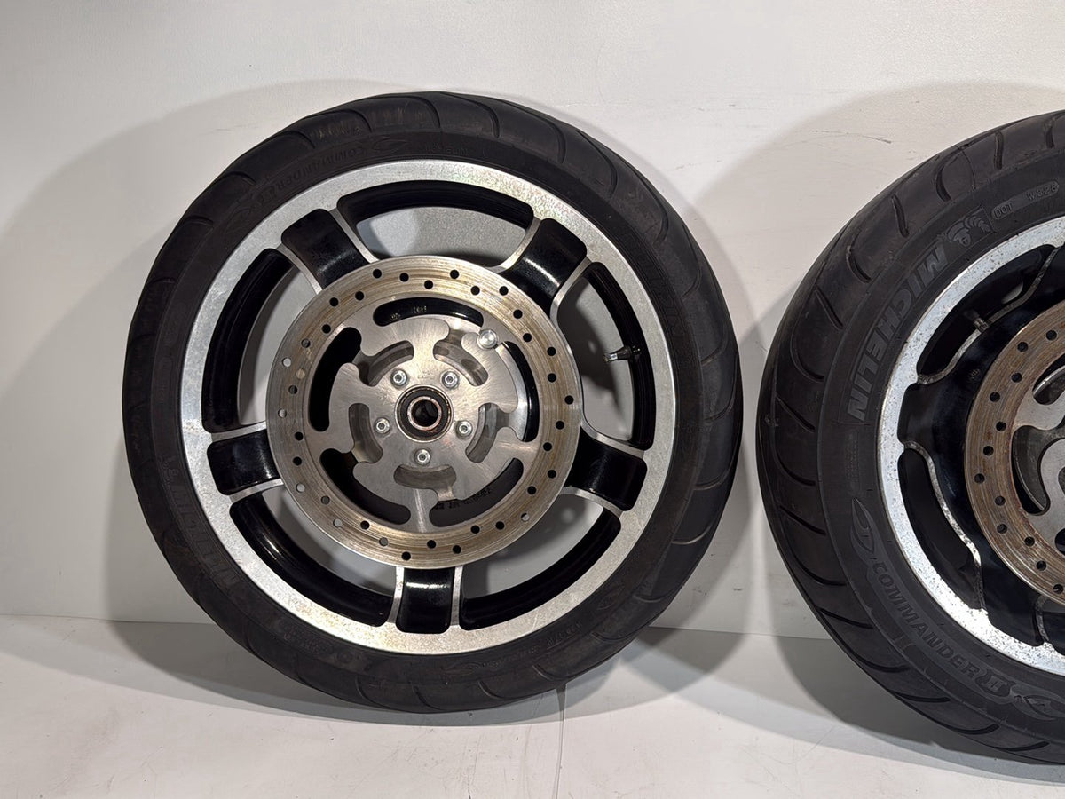 2012 Harley Touring FLHX Street Glide OEM Front & Rear Wheel Rim Tire
