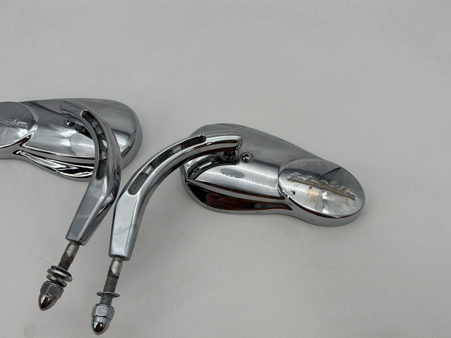 2007 Harley Softail Heritage Classic FLSTC OEM Left Right Rear View Mirror