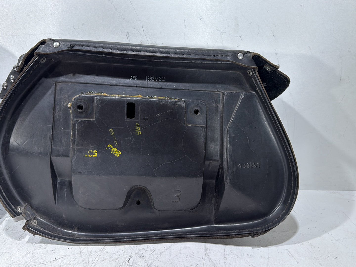 1991 Harley Heritage Softail Classic FLSTC OEM Rear Left Right Saddlebags Luggage Leather