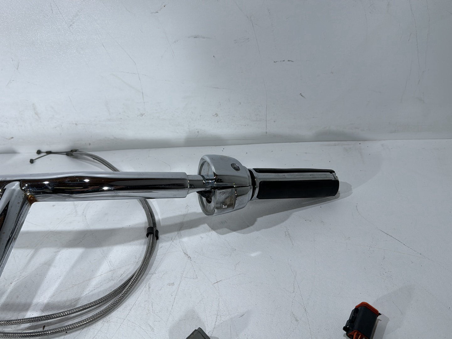 2000 Harley Dyna FXDWG Wide Glide OEM Handlebars Left Right Switches Controls