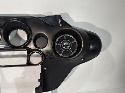2007 - 2012 Harley-Davidson Touring Street Glide Front Inner Batwing Fairing Cover w/ Speaker SKULL covers Trim