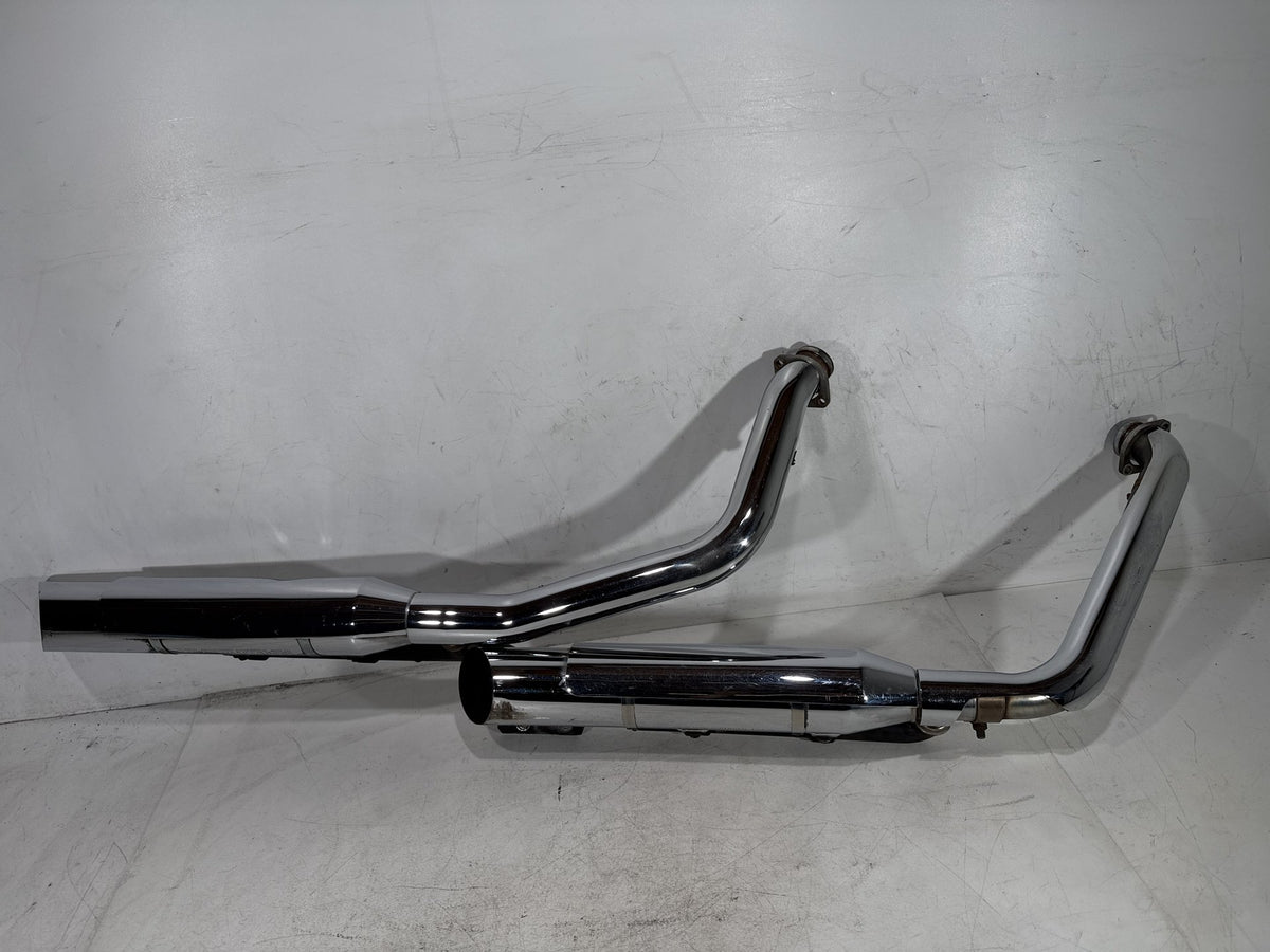 2001 Harley Heritage Softail Classic FLSTC OEM Exhaust Header Pipes Muffler