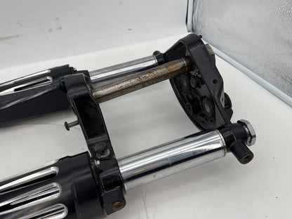 1999 - 2006 Harley-Davidson Touring Electra Glide Front Triple Tree Set & LH RH Fork Legs Sliders 	45446-87A
