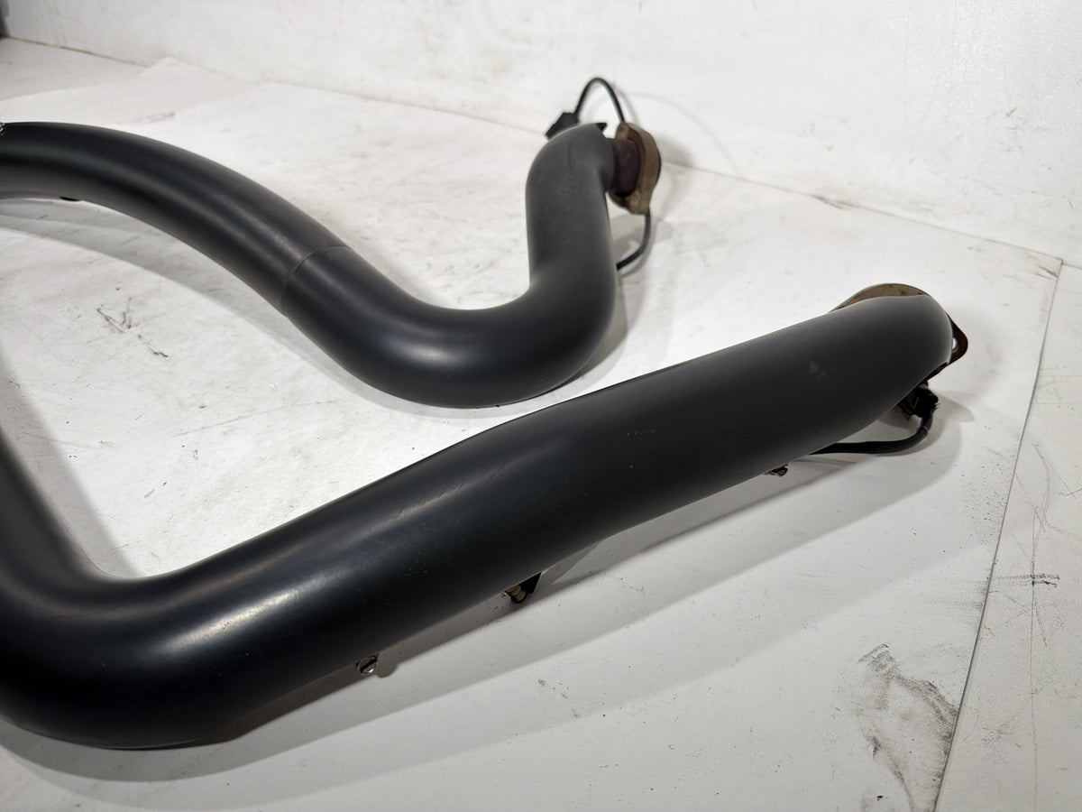 2012 Harley Dyna Fat Bob FXDF 103 OEM Exhaust Header Pipes Vance & Hines