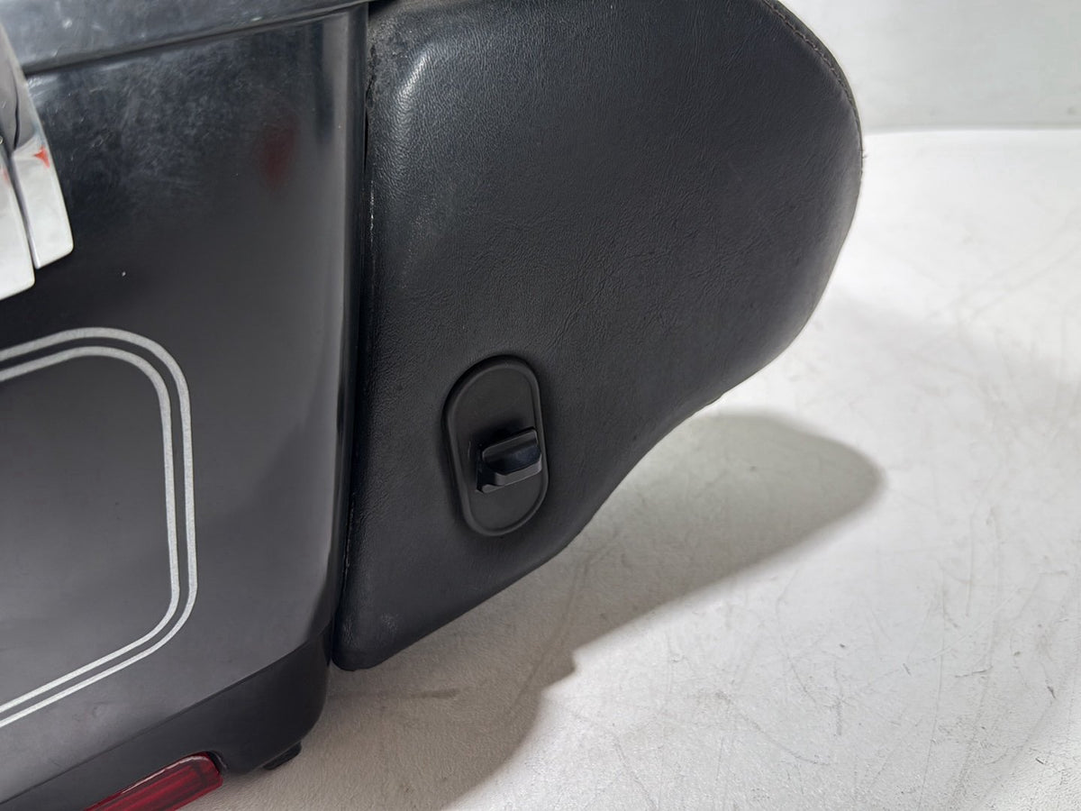 2008 Harley Electra Glide Touring Ultra OEM Pass Backrest Tour Pak Luggage NOKey