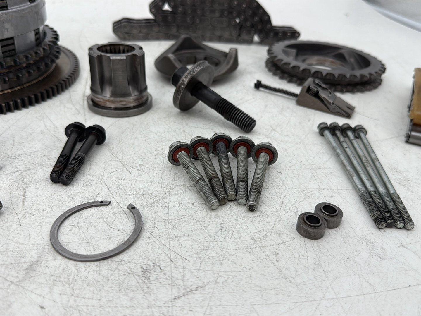 2008 Harley Electra Glide Touring Ultra FLHTCUI OEM Clutch Basket Chain Tensioner Kit