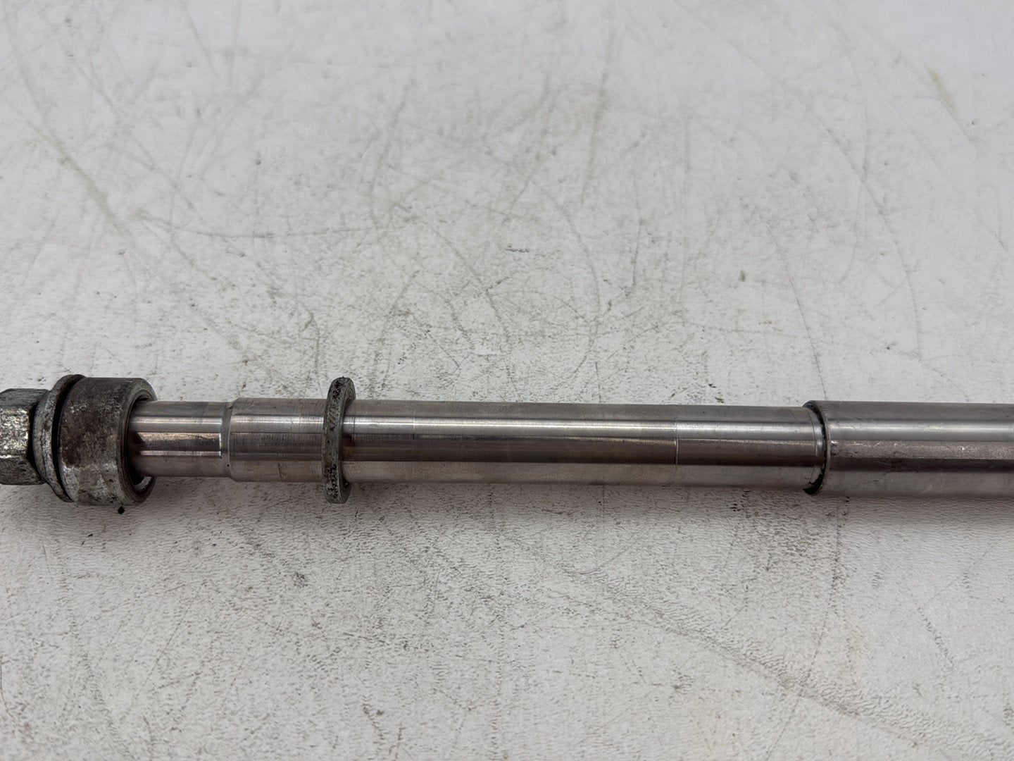 2001 Harley Sportster 883 Hugger XLH883 OEM Front Wheel Axle Bolt Shaft
