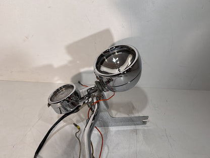 1984 - 1998 Harley-Davidson Touring Electra Glide Classic Front Turn Signal Indicators Aux Light Bar