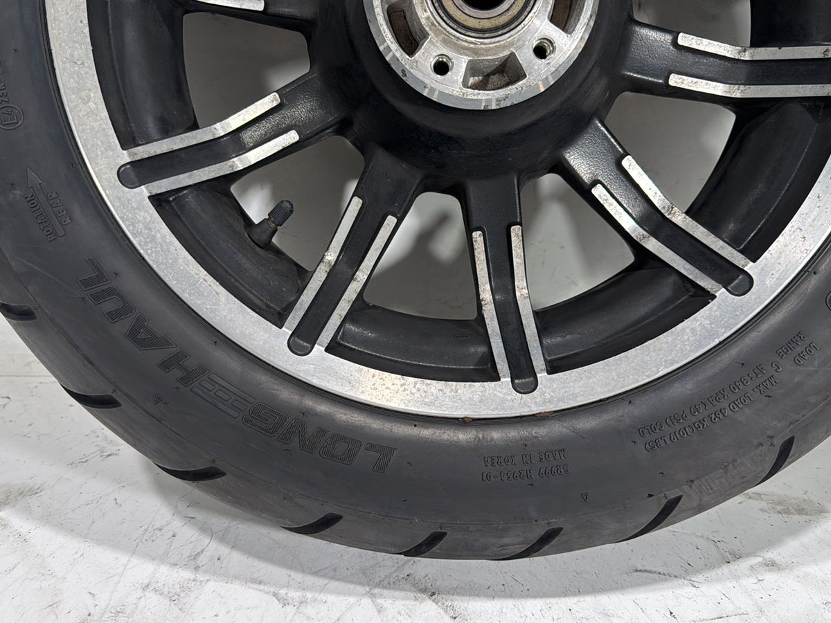 15 Harley Electra Glide Touring Ultra Low OEM Rear Wheel Rim Tire 180/65B16 16"