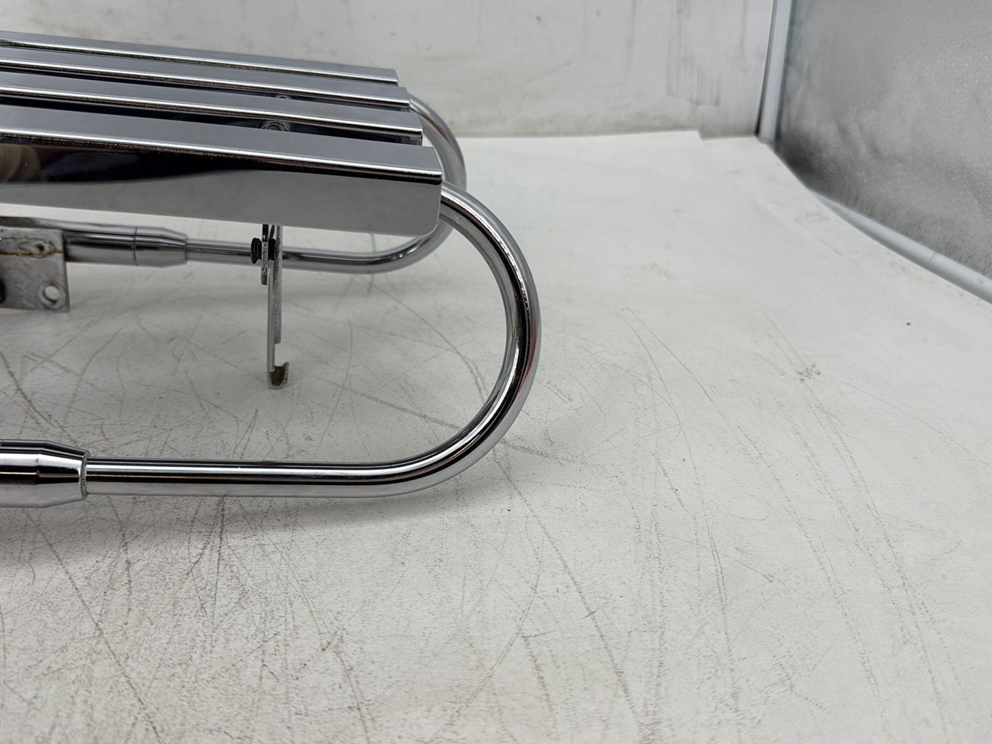 1995 Harley Road King Touring OEM Rear Sissy Bar w/ Backrest Cushion Pad TORN