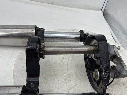 11 Harley Electra Glide OEM Front Triple Tree Set &amp; LH RH Fork Legs Sliders