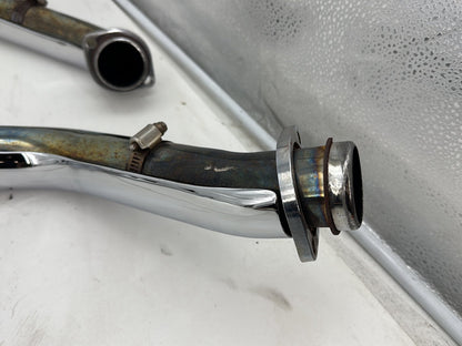 2002 Harley Heritage Softail Classic FLSTC OEM Exhaust Header Pipes Vance & Hines