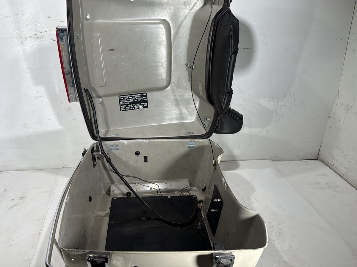 92 Harley Electra Glide Touring Classic OEM Pass Backrest Tour Pak Luggage NOKey