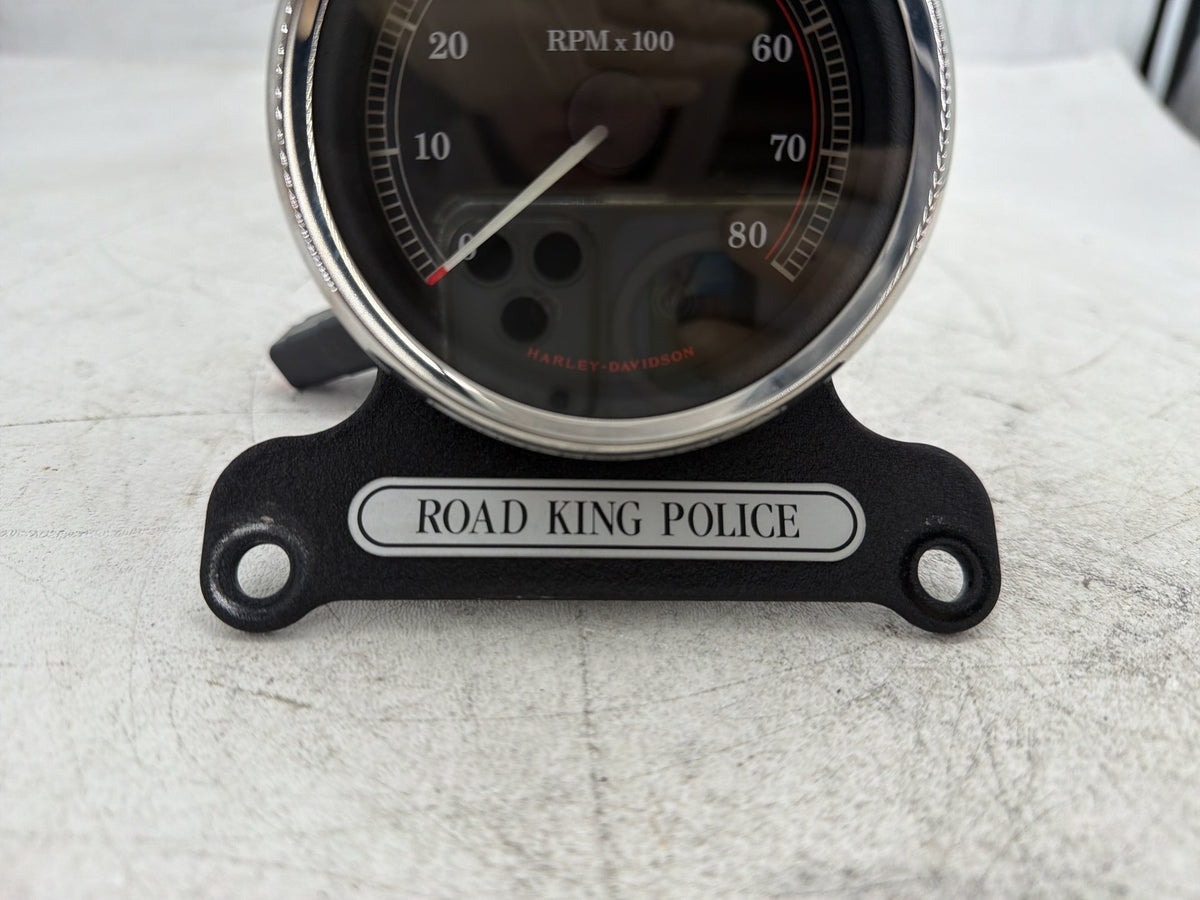 10 Harley Road King Touring Police OEM Tachometer Tacho Gauge Instrument Cluster