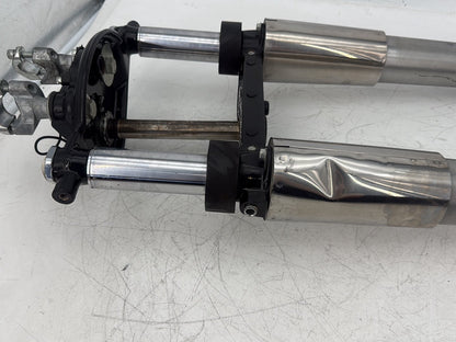 2004 Harley Touring FLHT Electra Glide OEM Front Triple Tree Set & LH RH Fork Legs Sliders
