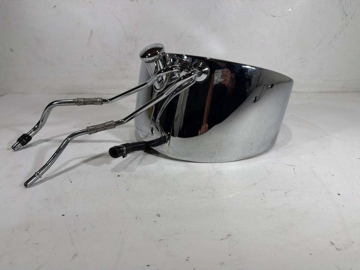 01 Harley Softail Deuce FXSTD OEM Oil Tank Reservoir Bottle Canister & Dipstick