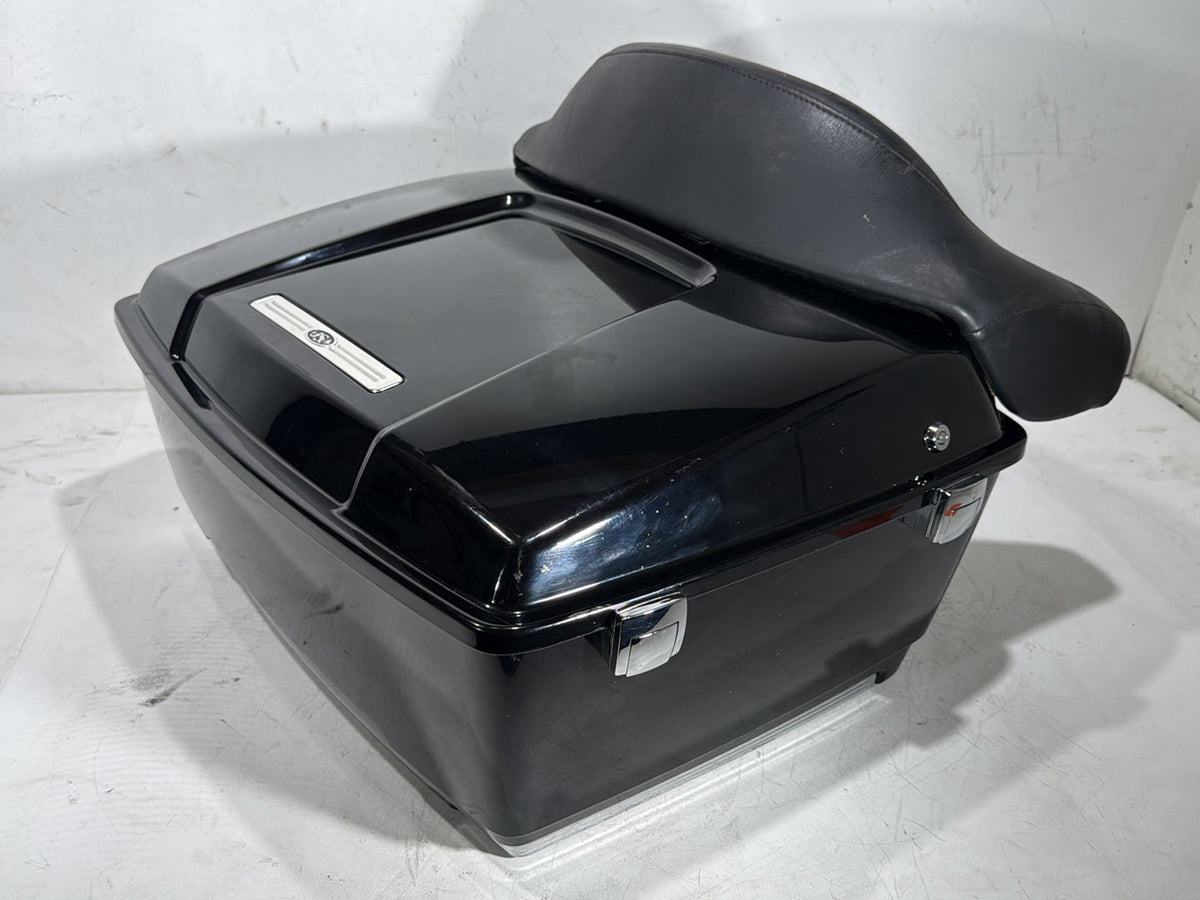 2010 Harley Street Glide Touring FLHX OEM Pass Backrest Tour Pak Luggage NOKey