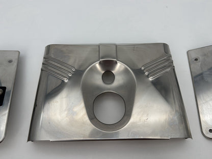2007 Harley Softail Heritage Classic FLSTC OEM Front Left Right Fork Tube Slider Guard Covers
