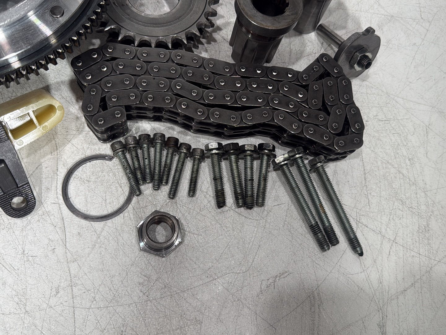 2006 Harley Touring FLHRI Road King OEM Clutch Basket Chain Tensioner Kit