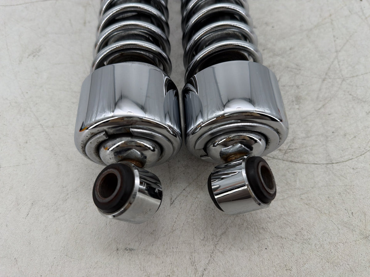 00 Harley Sportster 1200 Custom XL1200C Rear Left Right Shock Absorbers Low 12"