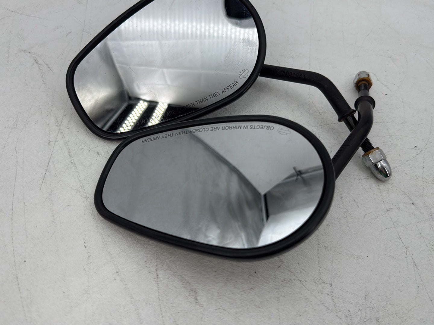 2004 - 2013 Harley-Davidson Sportster 1200 Custom Left Right Rear View Mirror 91846-03A