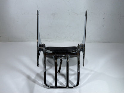 2011 Harley Heritage Softail Classic OEM Rear Sissy Bar w/ Backrest Cushion Pad