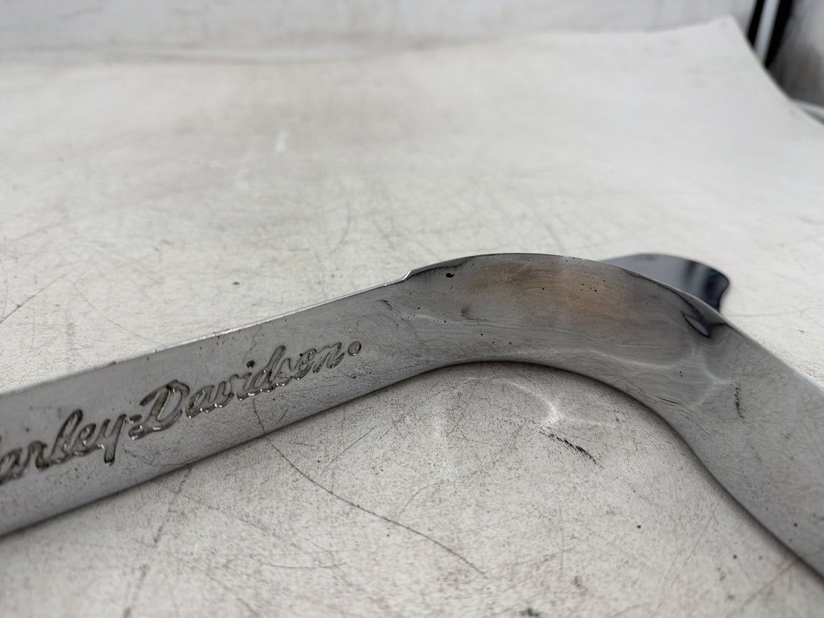 2001 Harley Fat Boy Softail FLSTF OEM Rear Belt Debris Deflector Guard