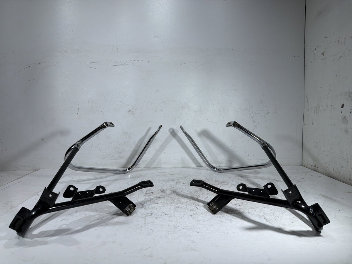 2011 Harley Electra Glide Touring OEM Rear Left Right Saddlebag Guard Rails Bar