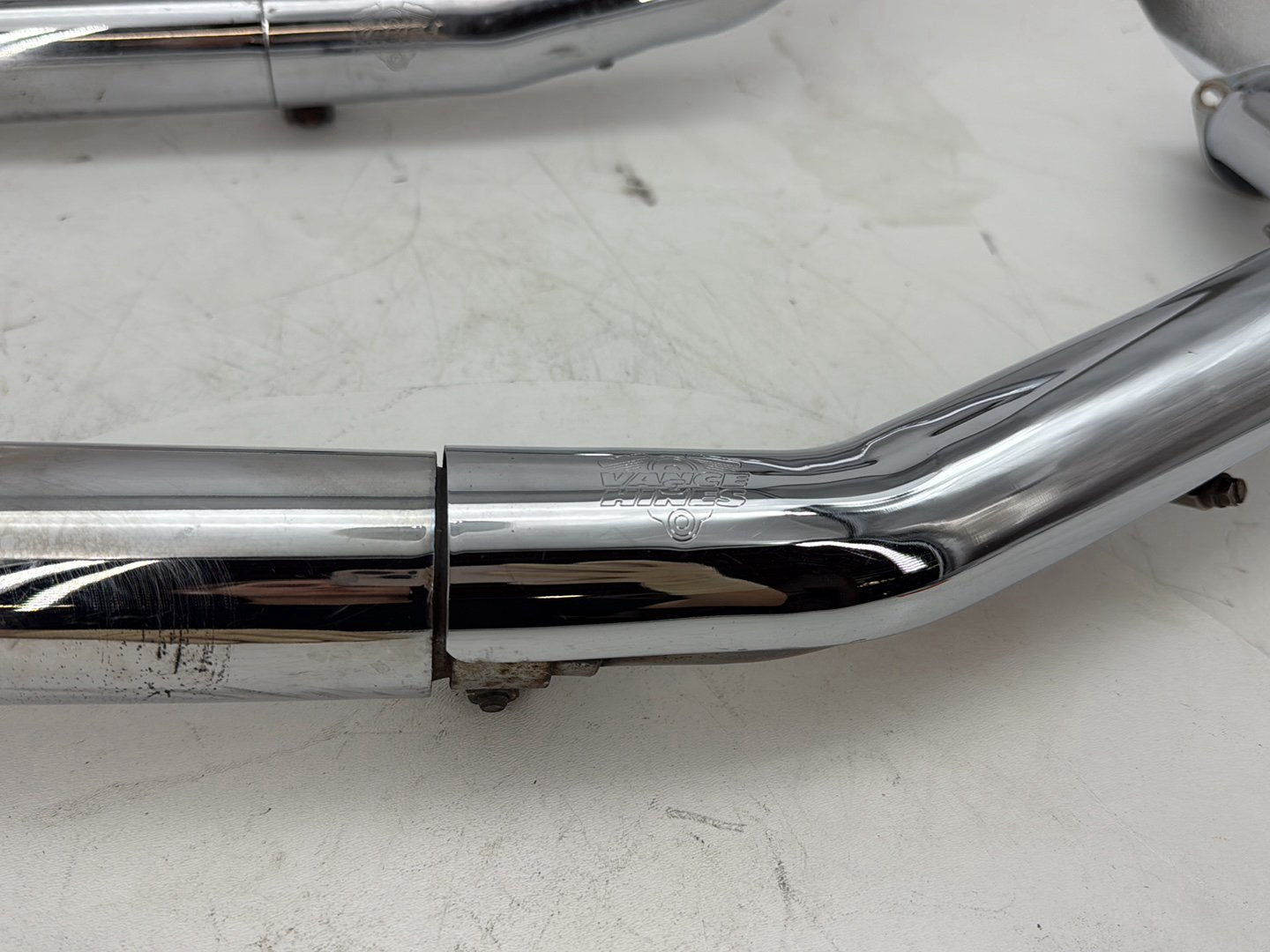 2002 Harley Heritage Softail Classic FLSTC OEM Exhaust Header Pipes Vance & Hines