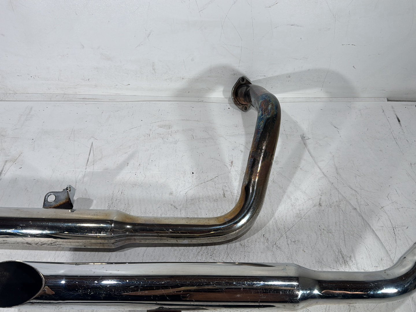 1997 Harley Sportster 1200 XL1200C OEM Exhaust Header Pipes Muffler SCRATCHED