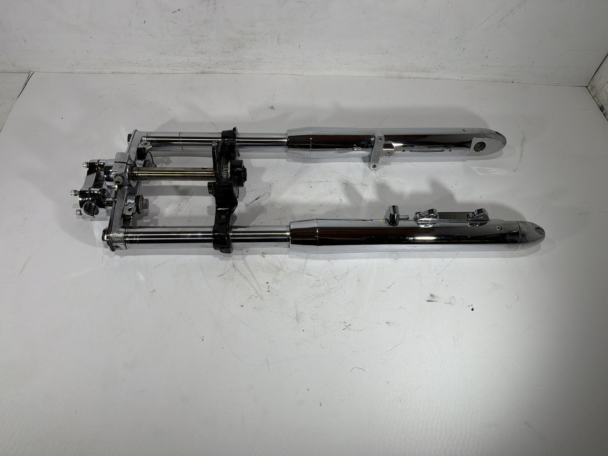 1997 Harley Heritage Softail OEM Front Triple Tree Set & LH RH Fork Legs Sliders